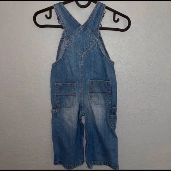 OshKosh 24 Month Blue Denim Overalls - Picture 2 of 10